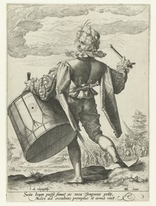 Batería Oficiales y soldados (título de la serie) de Jacob de Gheyn (II)
