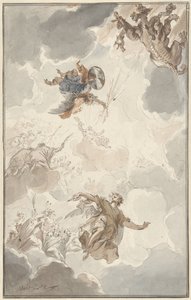 El Arcángel Miguel vence al dragón de Jacob de Wit