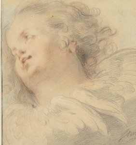 Amorette cabeza a la izquierda de Jacob de Wit