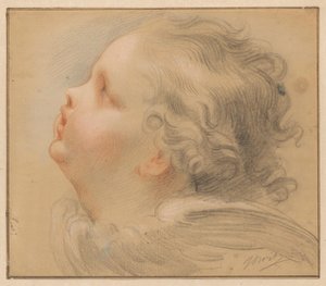 Cabeza de querubín, a la izquierda de Jacob de Wit