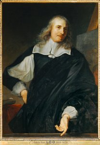 El pintor Michel Corneille le père, rector de la Real Academia de Pintura de París desde 1656 ...