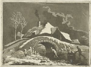 paisaje de invierno de Jacob van Kouwenhoven