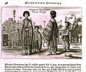 Mujeres chinas, una descripción general de un relato de una embajada holandesa a China