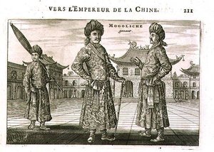 Mongoles, de un relato de una embajada holandesa a China de Jacob van Meurs