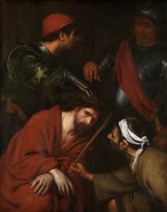 Cristo coronado de espinas (óleo sobre lienzo) de Jacob van Oost