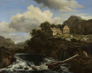Una cascada de Jacob van Ruisdael