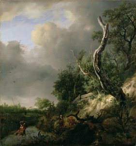 Las dunas cerca de Haarlem de Jacob van Ruisdael