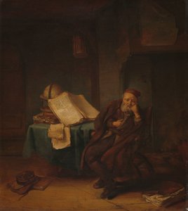 El filósofo en su estudio de Jacob van Spreeuwen