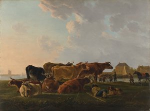 Paisaje con ganado, probablemente ca. 1800
