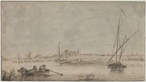 Vista de Dordrecht desde el río
