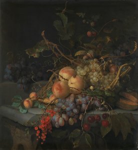 Bodegón con fruta de Jacob van Walscapelle