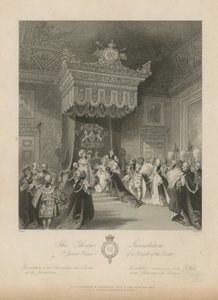 La investidura del trono de un Caballero de la Jarretera de Jacob van der Heyden