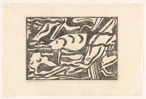 Compositie XIII (título original) de Jacoba van Heemskerck (signed by artist)