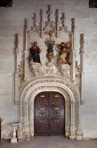 Anunciación, portal de la Sacristía de Jacobo Florentino