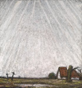 El cielo sobre los escombros (óleo sobre lienzo) de Jacobs Smits
