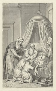 Jacob bendice a Manasés y Efraín