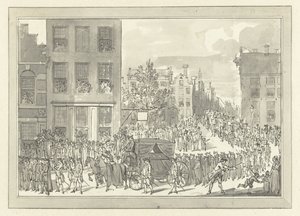 Entierro de Wolter Jan Gerrit baron Bentinck en Amsterdam, 28 de agosto de 1781