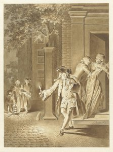 Escena de Lubbert Lubbertse, o el noble campesino de Jacobus Buys