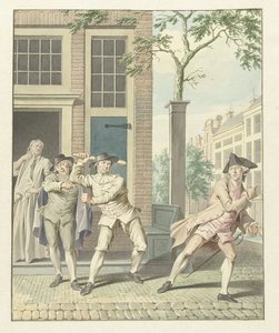 Escena de Pefroen con cabeza de oveja. de Jacobus Buys