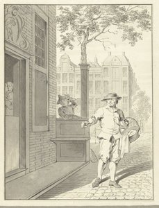 Escena de Pefroen con cabeza de oveja. de Jacobus Buys