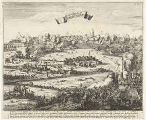 Asedio de Groningen, 1672 Asedio de Groningen (título sobre el objeto) de Jacobus Harrewijn