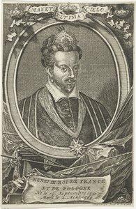 Retrato de Enrique III de Francia, Rey de Polonia y Gran Duque de Lituania de Jacobus Harrewijn