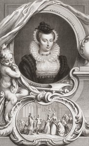 María, Reina de Escocia de Jacobus Houbraken