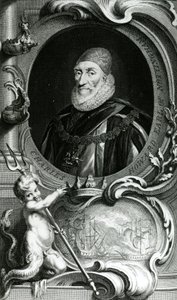 Retrato de Charles Howard, Conde de Nottingham, ilustración de 