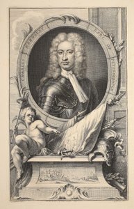 Retrato de Charles Mordaunt, Conde de Peterborough, ilustración de 
