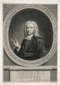 Retrato de Daniel Gerdes, según J.M. Quinkhart de Jacobus Houbraken