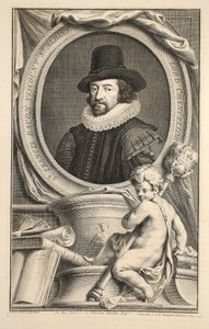 Retrato de Francis Bacon, Vizconde de St Albans, ilustración de 