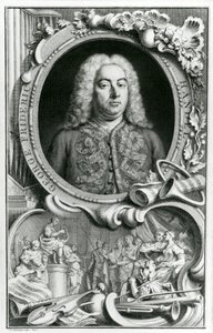 Retrato de George Frederick Handel, 1768 de Jacobus Houbraken