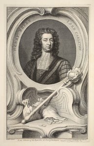 Retrato de Henry Boyle, Lord Carleton, ilustración de 