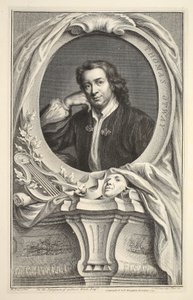 Retrato de Thomas Otway, ilustración de 