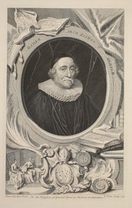 Retrato de Usher, Arzobispo de Armagh, ilustración de 