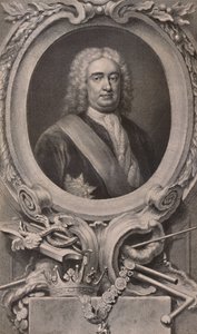 Sir Robert Walpole, estadista inglés y Primer Ministro, c. 1746 de Jacobus Houbraken