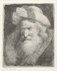 Viejo con barba de Jacobus Ludovicus Cornet