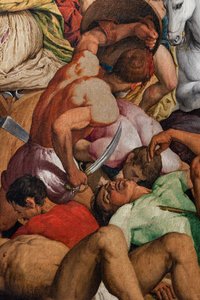 Martirio de Santa Catalina de Alessandria, detalle de Jacopo (1510 92) Bassano
