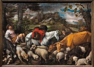 Pastoral (El caballo blanco) de Jacopo (1510 92) Bassano