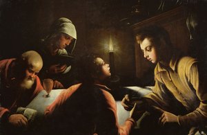 Esaú Vendiendo su Primogenitura de Jacopo 1510 92 after Bassano