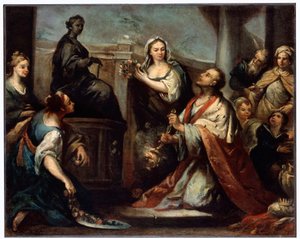 La idolatría del rey Salomón, c1739