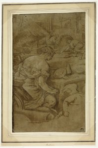 Alegoría del fuego (Venus en la fragua de Vulcano) de Jacopo Bassano
