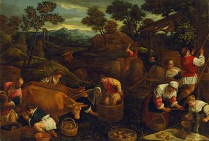 Otoño de Jacopo Bassano
