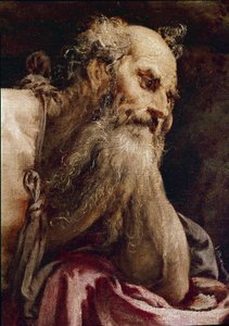San Jerónimo en meditación de Jacopo Bassano