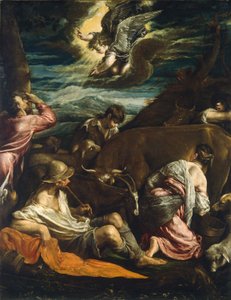 La Anunciación a los pastores de Jacopo Bassano