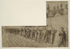 Funeral de la Virgen de Jacopo Bellini