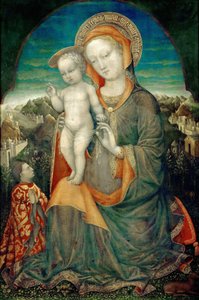 Virgen con el Niño de un príncipe de la Casa de Este de Jacopo Bellini