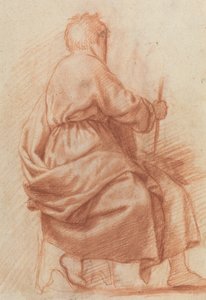 Hombre Sentado con Toga (verso)