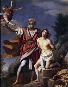 El sacrificio de Isaac,1594 (pintura) de Jacopo Chimenti Empoli