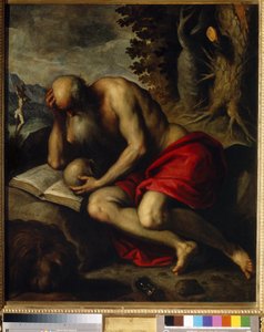 San Jerónimo. Pintura de Jacopo Palma el Joven (1544-1628), óleo sobre lienzo de Jacopo Il Giovane Palma